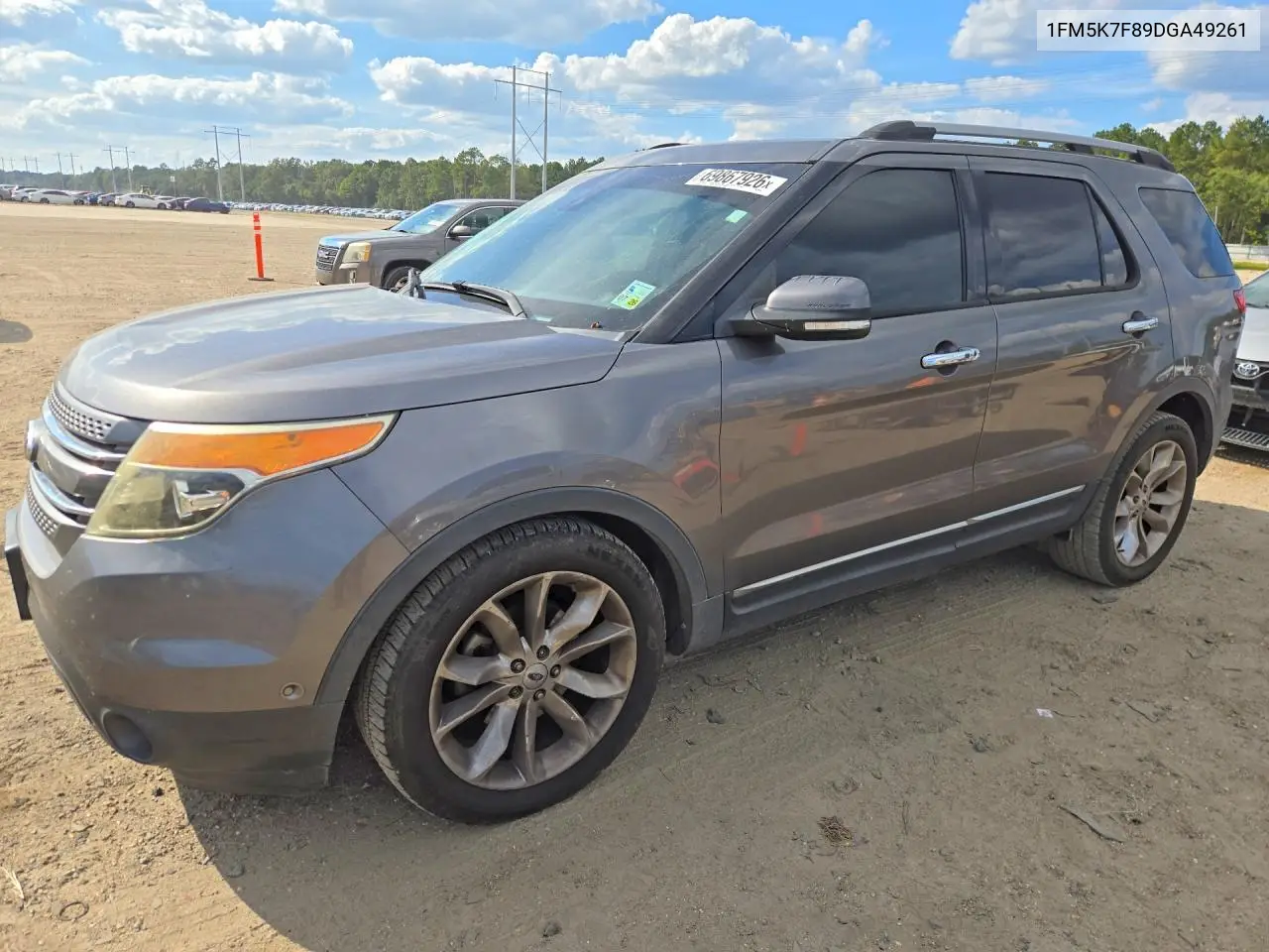 FORD EXPLORER 2013, VIN 1FM5K7F89DGA49261