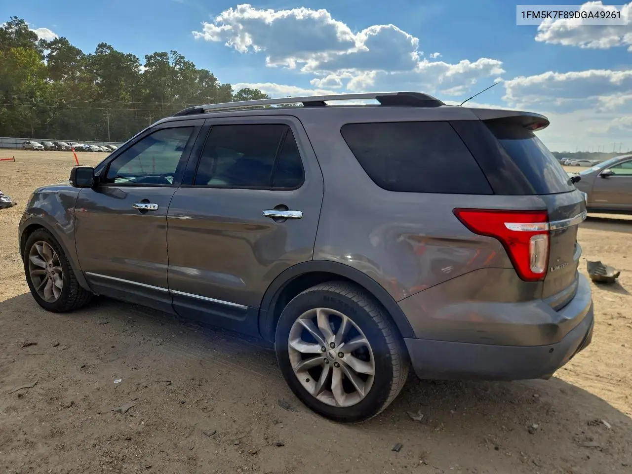 2013 FORD EXPLORER VIN 1FM5K7F89DGA49261 — фото 2