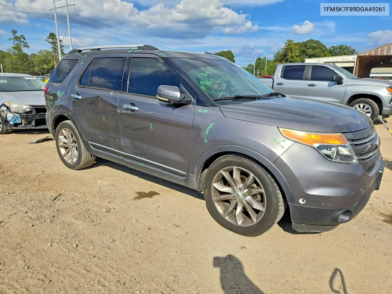 2013 FORD EXPLORER VIN 1FM5K7F89DGA49261 — фото 4