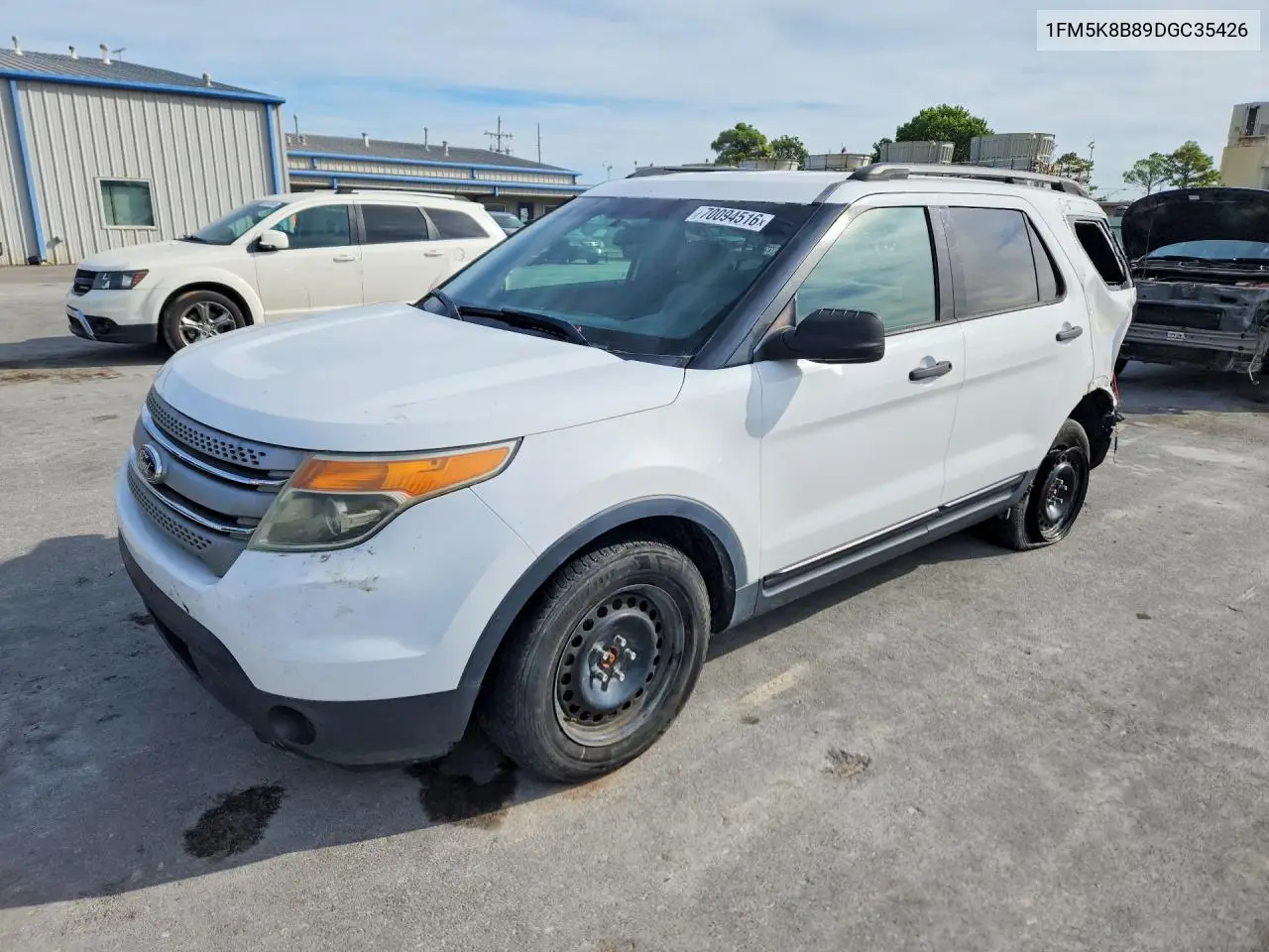 FORD EXPLORER 2013, VIN 1FM5K8B89DGC35426