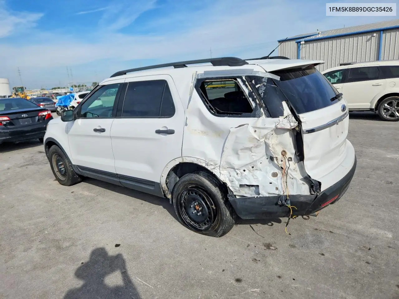 2013 FORD EXPLORER VIN 1FM5K8B89DGC35426 — фото 2