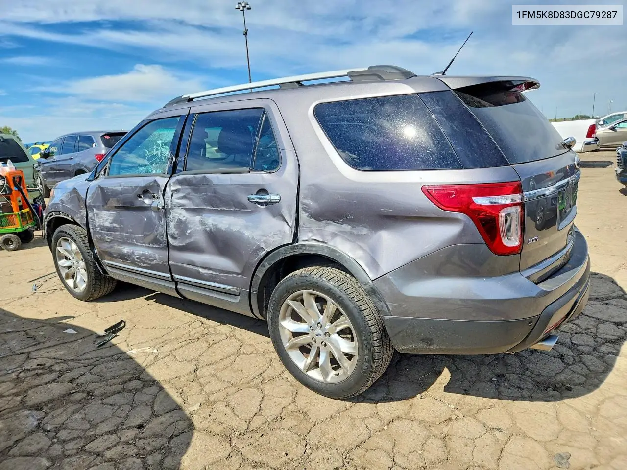 2013 FORD EXPLORER VIN 1FM5K8D83DGC79287 — фото 2