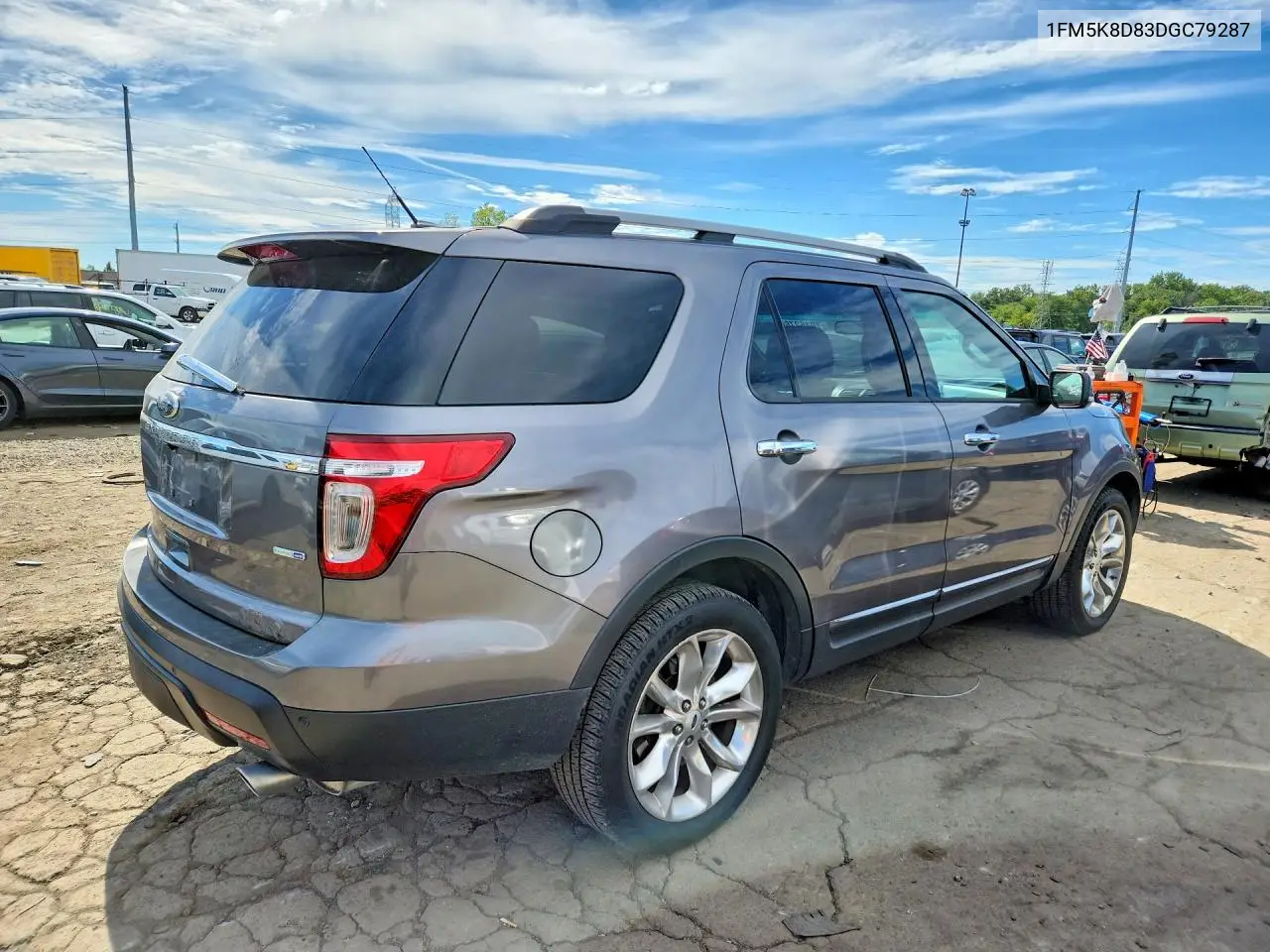 2013 FORD EXPLORER VIN 1FM5K8D83DGC79287 — фото 3