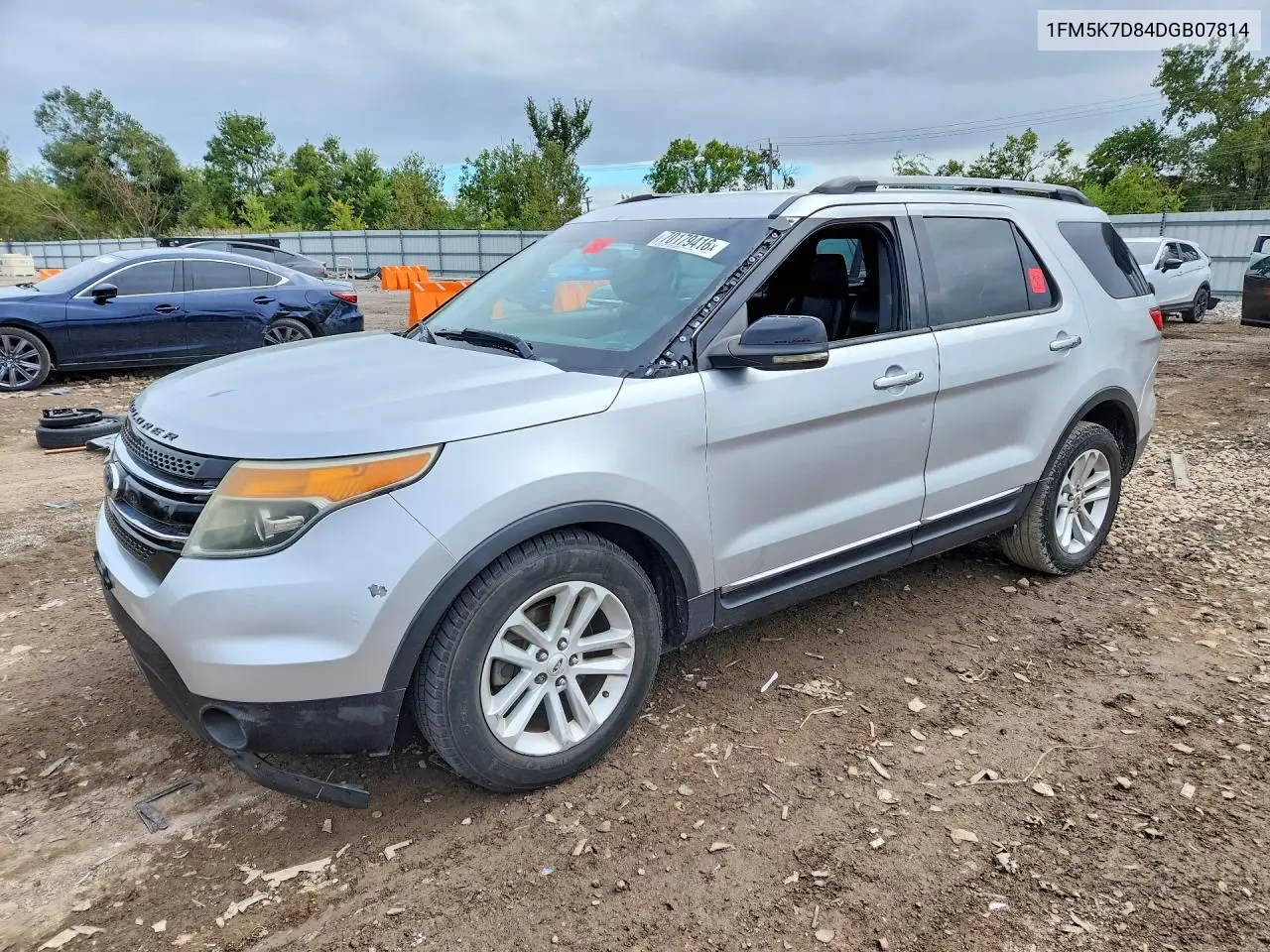 FORD EXPLORER 2013, VIN 1FM5K7D84DGB07814