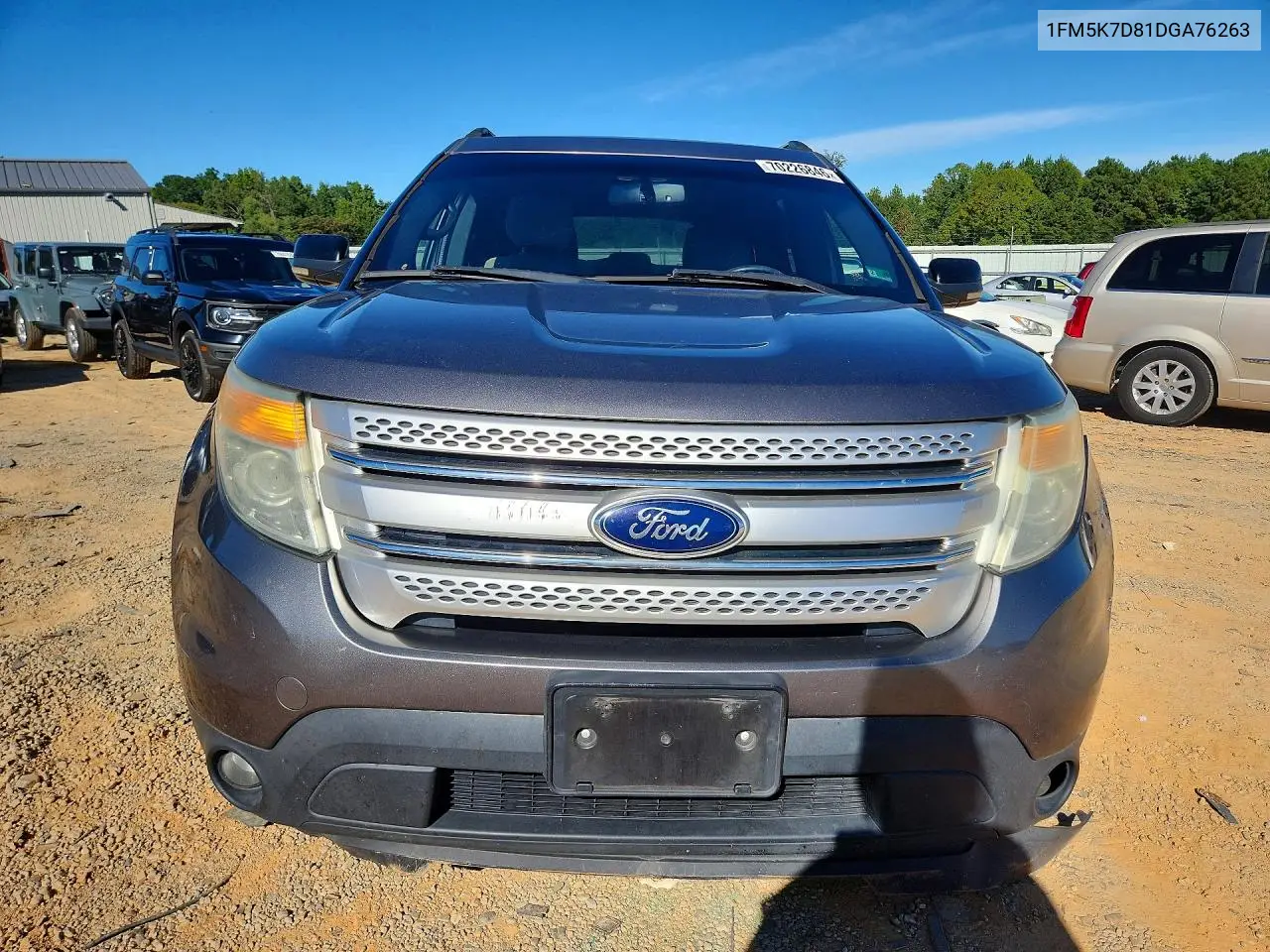 2013 FORD EXPLORER VIN 1FM5K7D81DGA76263 — фото 5