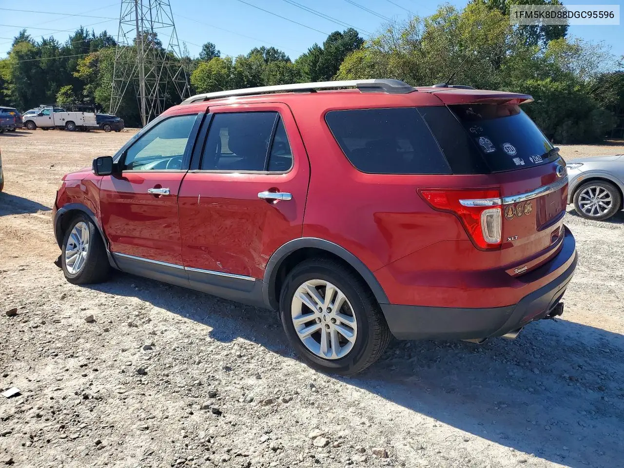 2013 FORD EXPLORER VIN 1FM5K8D88DGC95596 — фото 2