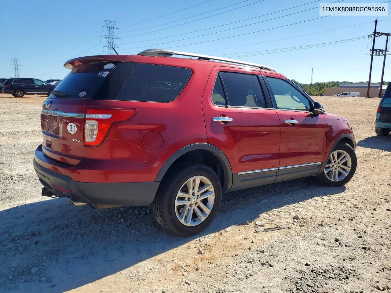 2013 FORD EXPLORER VIN 1FM5K8D88DGC95596 — фото 3