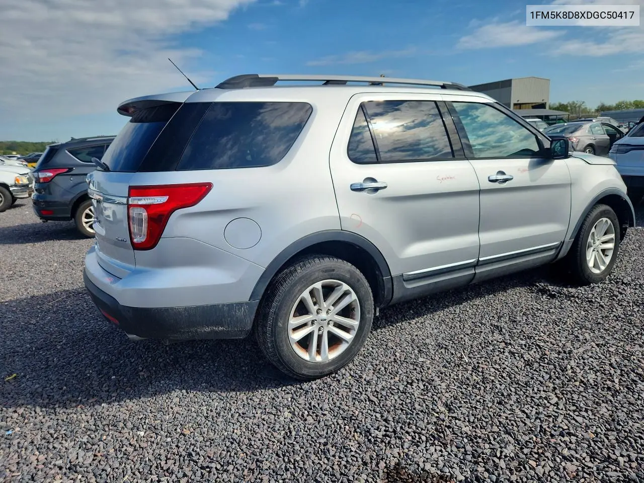 2013 FORD EXPLORER VIN 1FM5K8D8XDGC50417 — фото 3