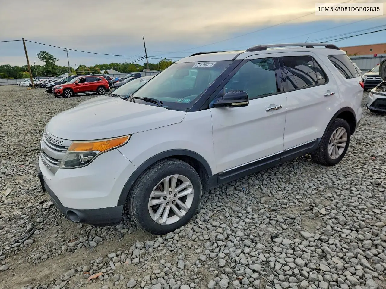 FORD EXPLORER 2013, VIN 1FM5K8D81DGB02835