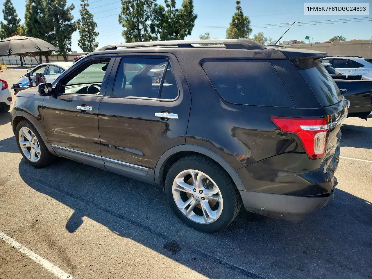 2013 FORD EXPLORER VIN 1FM5K7F81DGC24893 — фото 2