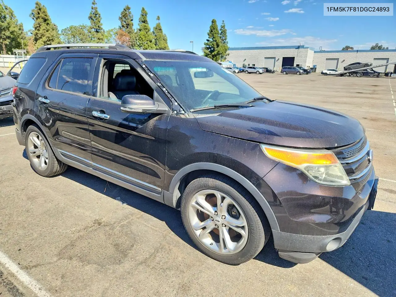 2013 FORD EXPLORER VIN 1FM5K7F81DGC24893 — фото 4