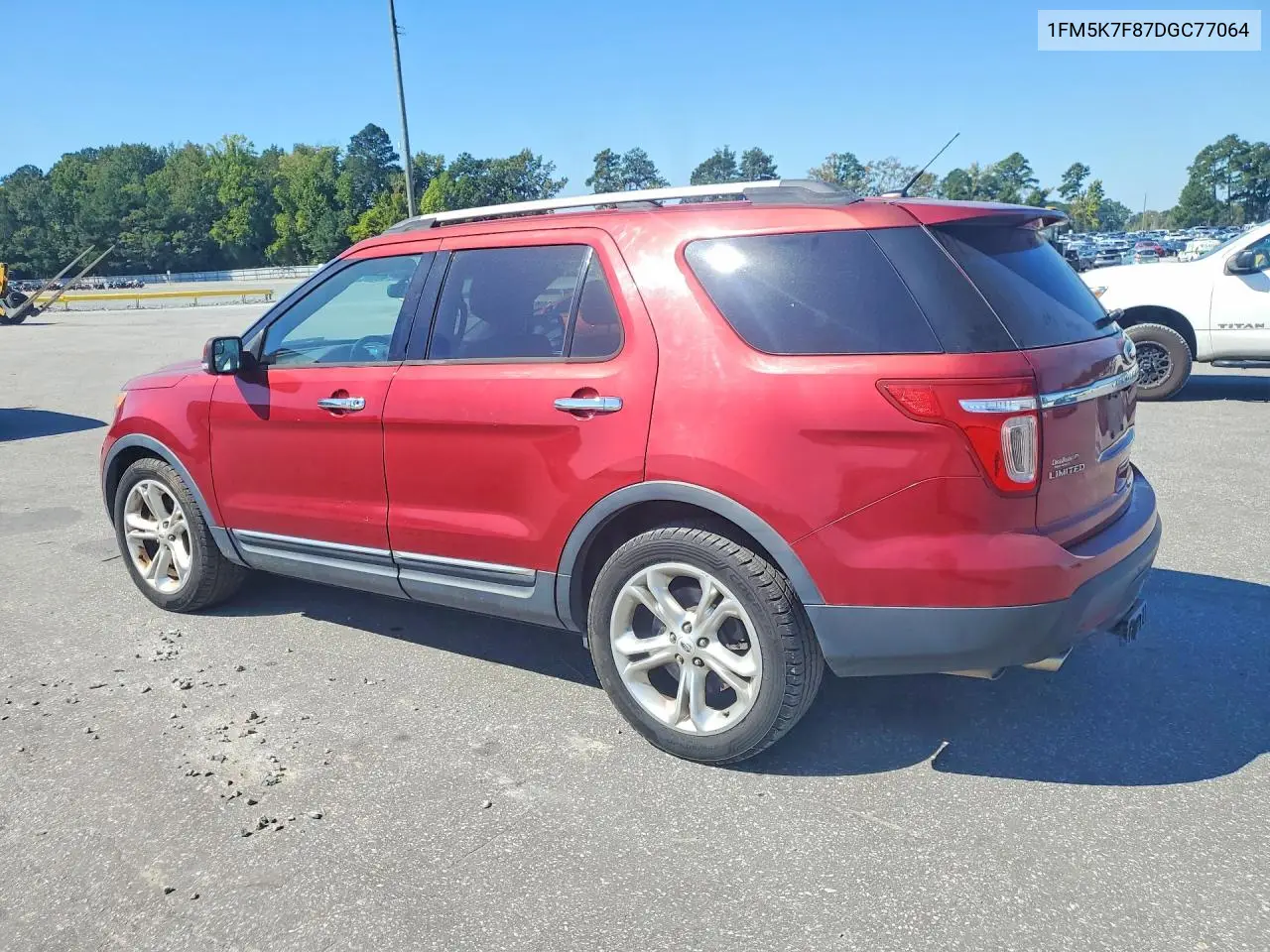 2013 FORD EXPLORER VIN 1FM5K7F87DGC77064 — фото 2