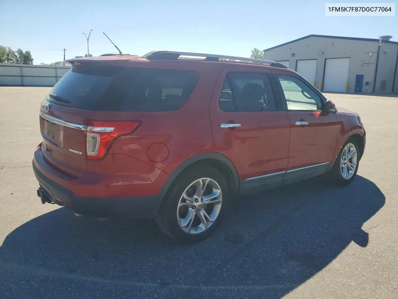 2013 FORD EXPLORER VIN 1FM5K7F87DGC77064 — фото 3
