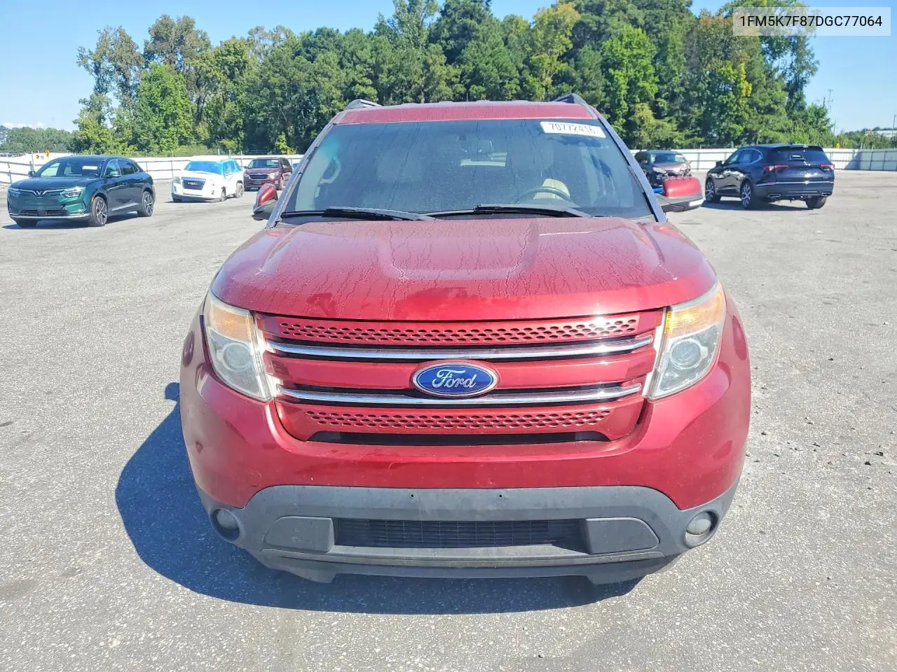 2013 FORD EXPLORER VIN 1FM5K7F87DGC77064 — фото 5