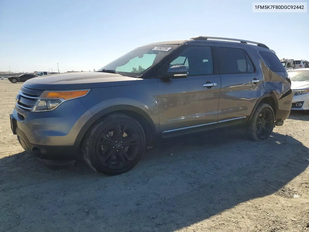 2013 FORD EXPLORER VIN 1FM5K7F80DGC92442 — фото 2