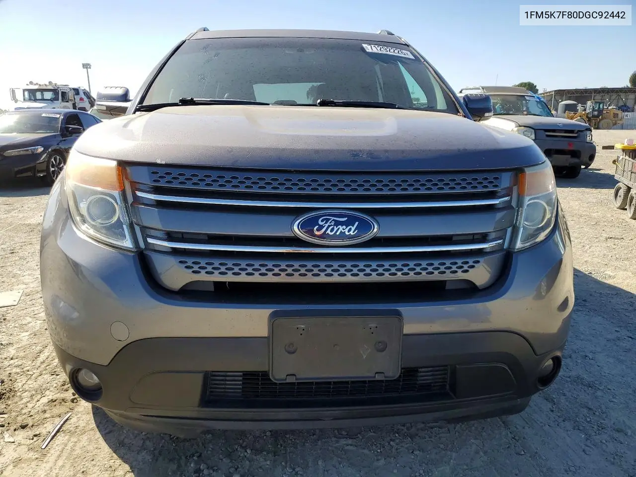 2013 FORD EXPLORER VIN 1FM5K7F80DGC92442 — фото 5