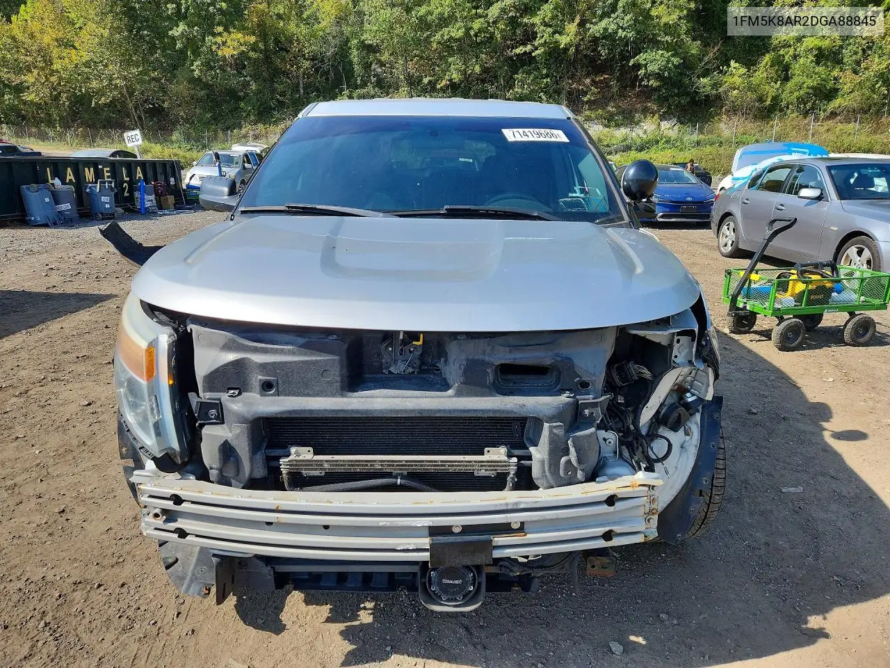 2013 FORD EXPLORER VIN 1FM5K8AR2DGA88845 — фото 5
