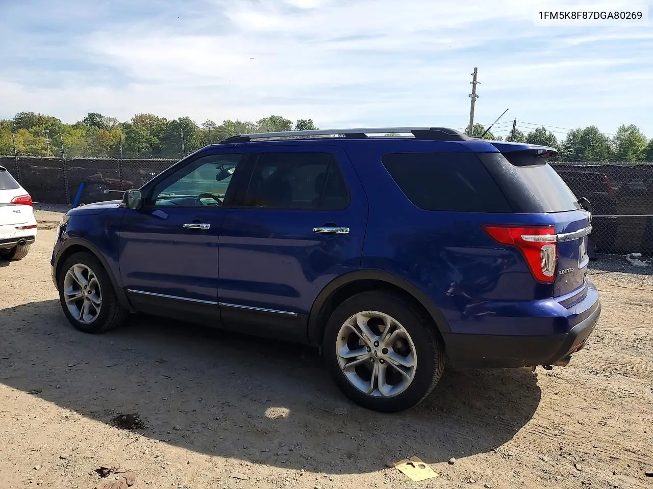 2013 FORD EXPLORER VIN 1FM5K8F87DGA80269 — фото 3