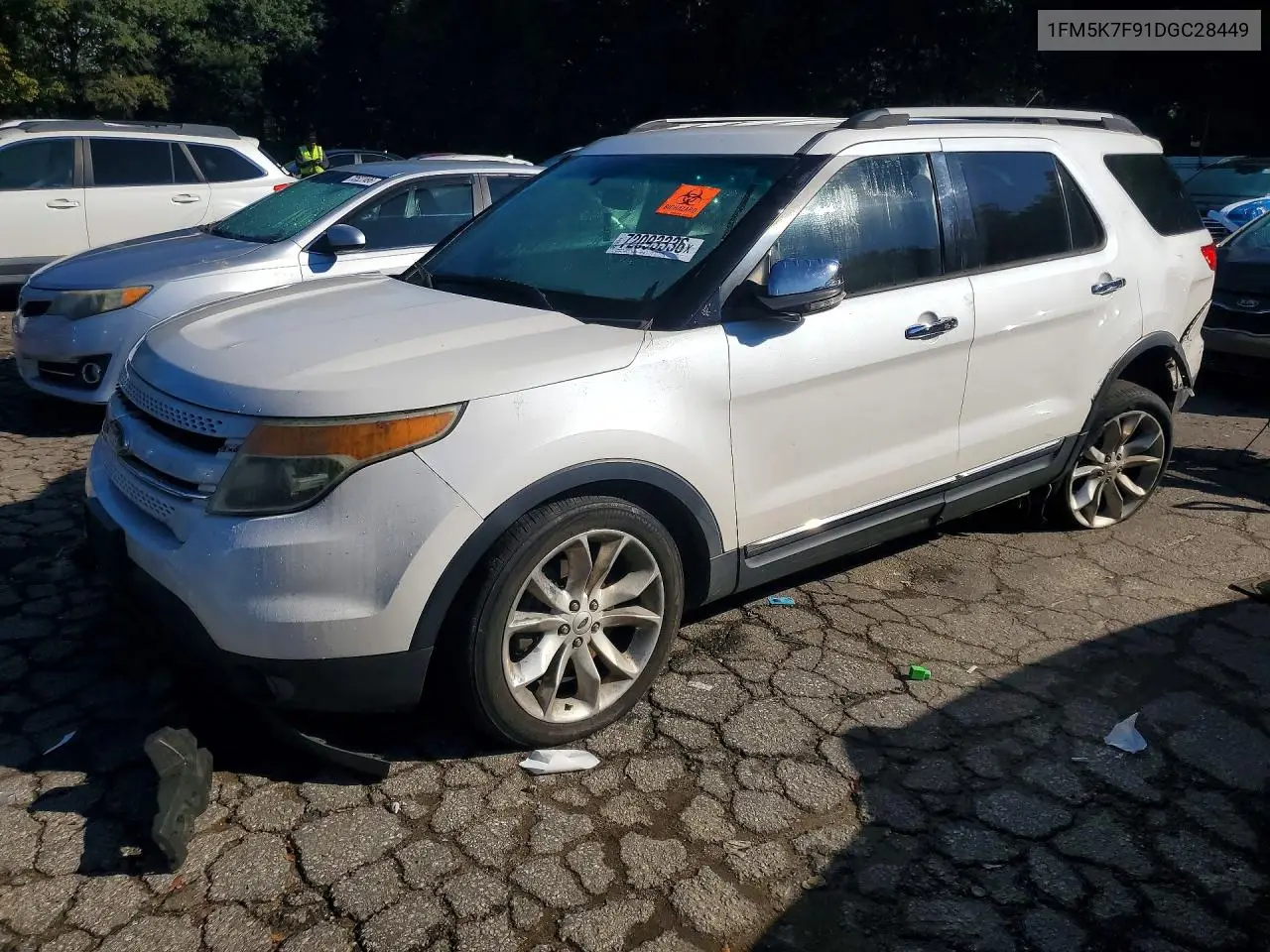 FORD EXPLORER 2013, VIN 1FM5K7F91DGC28449