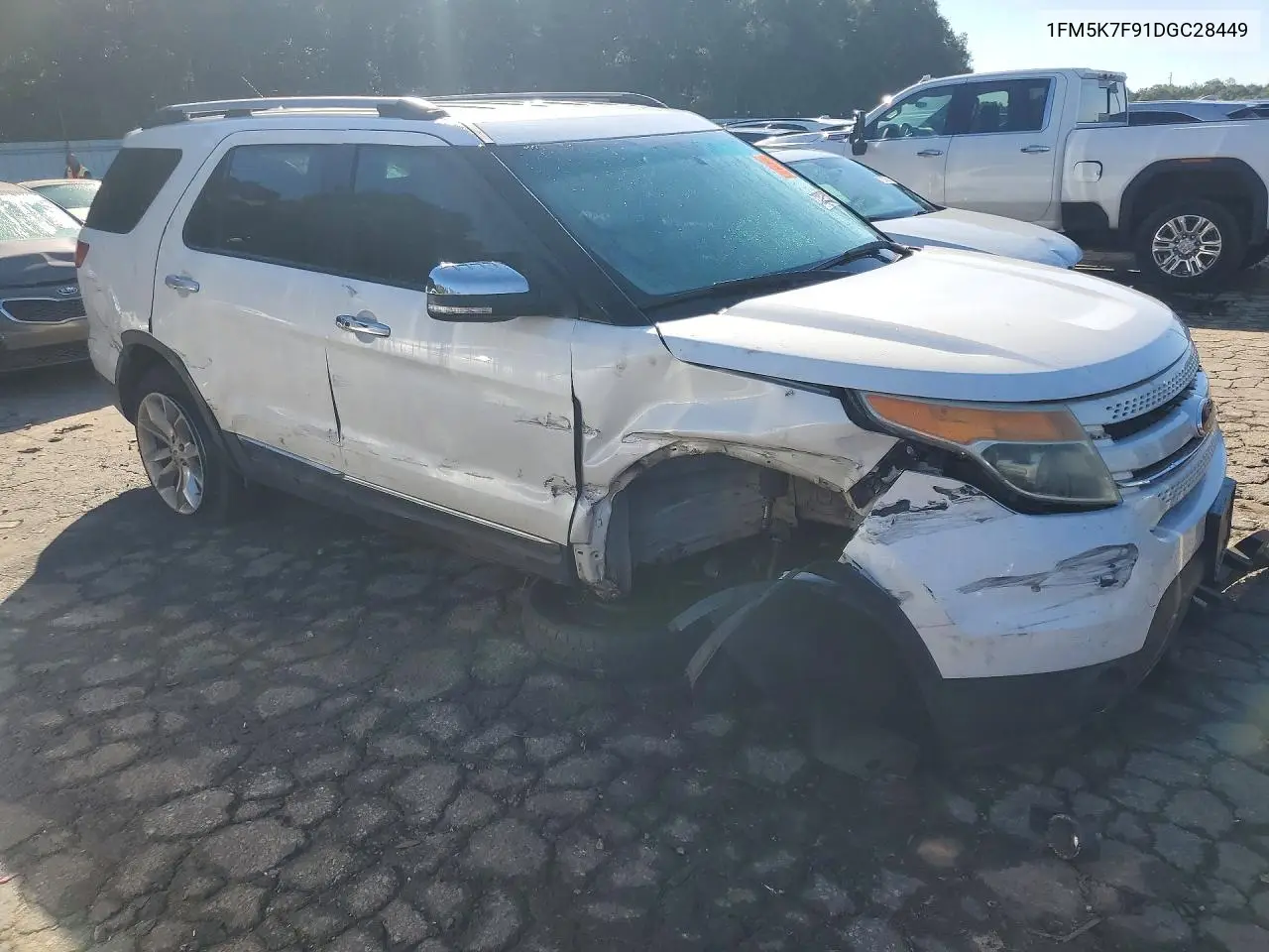 2013 FORD EXPLORER VIN 1FM5K7F91DGC28449 — фото 4