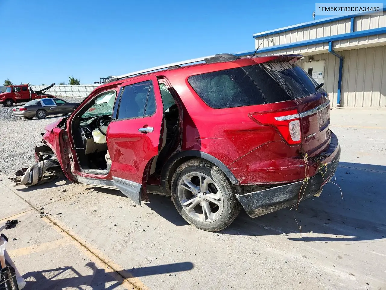 2013 FORD EXPLORER VIN 1FM5K7F83DGA34450 — фото 2