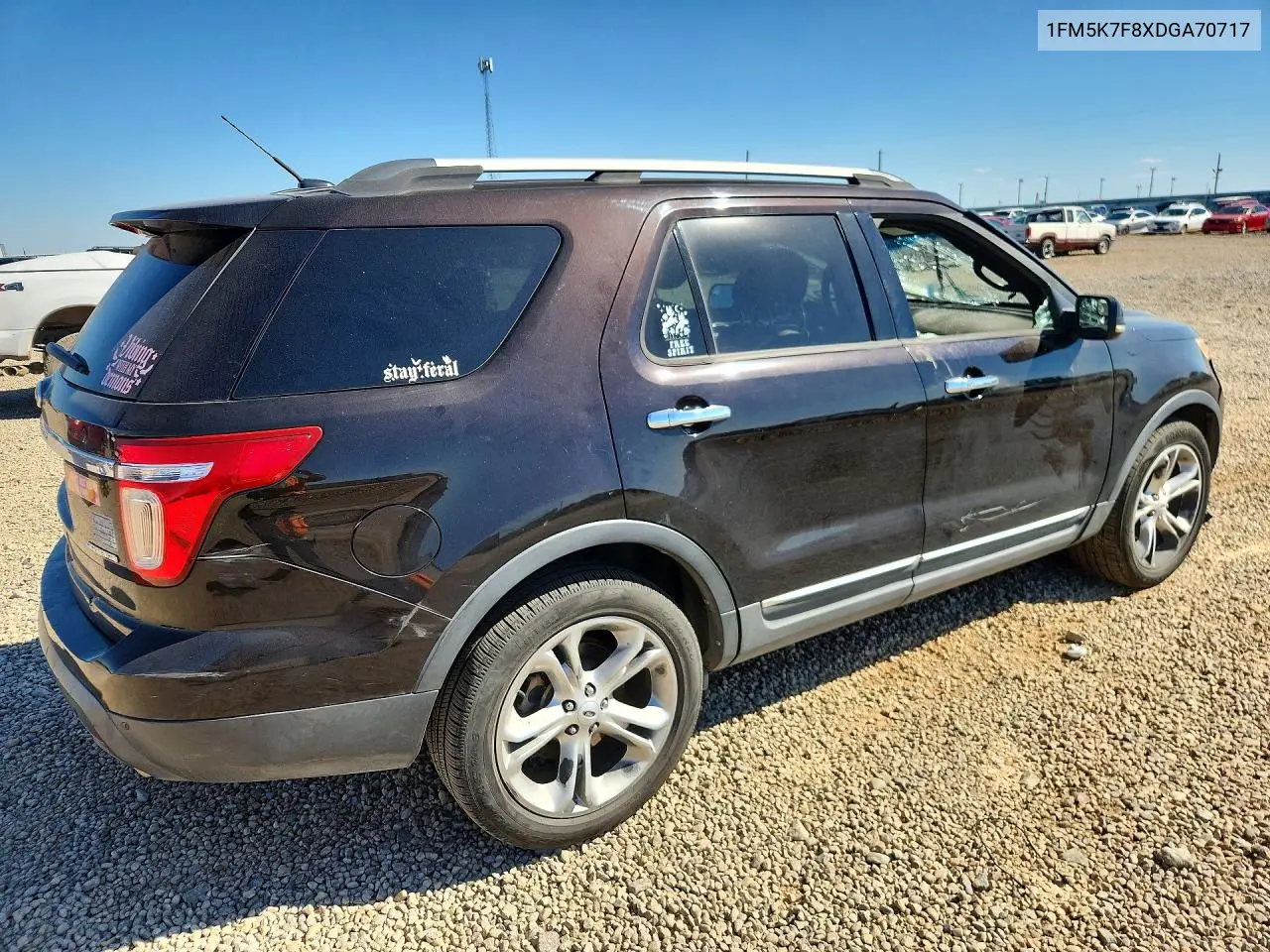 2013 FORD EXPLORER VIN 1FM5K7F8XDGA70717 — фото 3