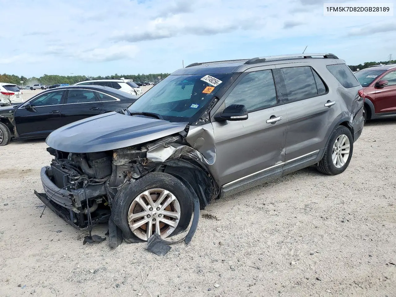 FORD EXPLORER 2013, VIN 1FM5K7D82DGB28189
