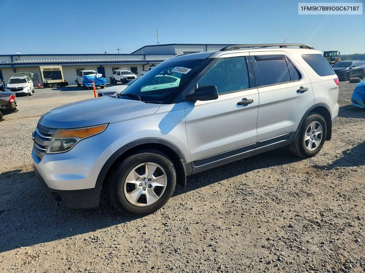 FORD EXPLORER 2013, VIN 1FM5K7B89DGC67187