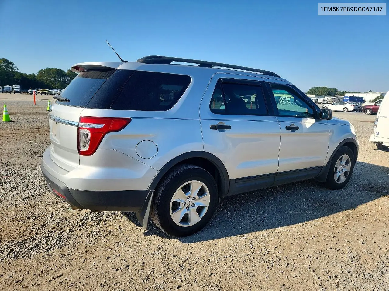 2013 FORD EXPLORER VIN 1FM5K7B89DGC67187 — фото 3