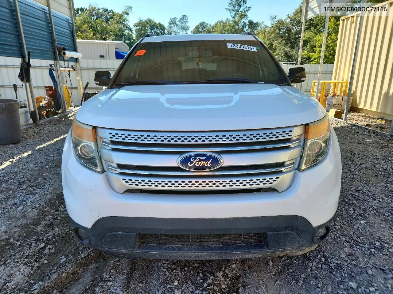 2013 FORD EXPLORER VIN 1FM5K7D80DGC77166 — фото 5