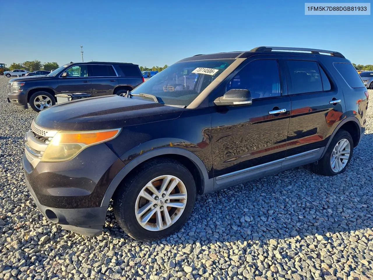 FORD EXPLORER 2013, VIN 1FM5K7D88DGB81933