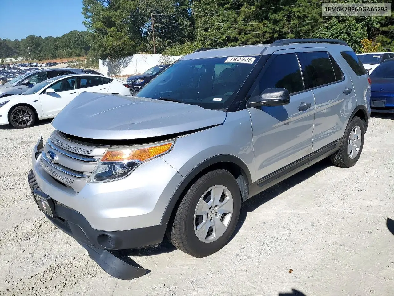 FORD EXPLORER 2013, VIN 1FM5K7B86DGA65293