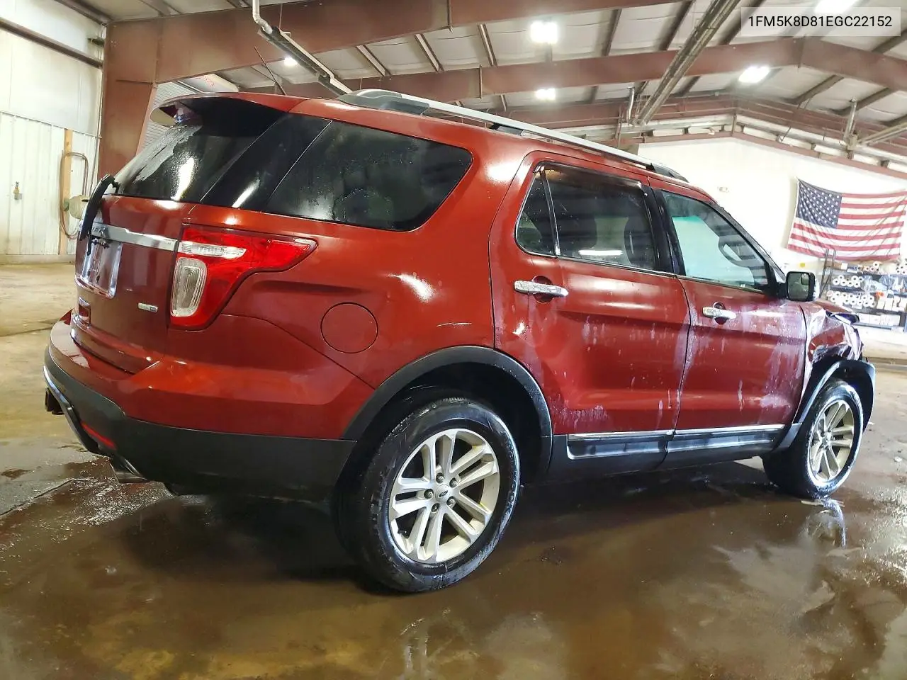 2014 FORD EXPLORER VIN 1FM5K8D81EGC22152 — фото 3