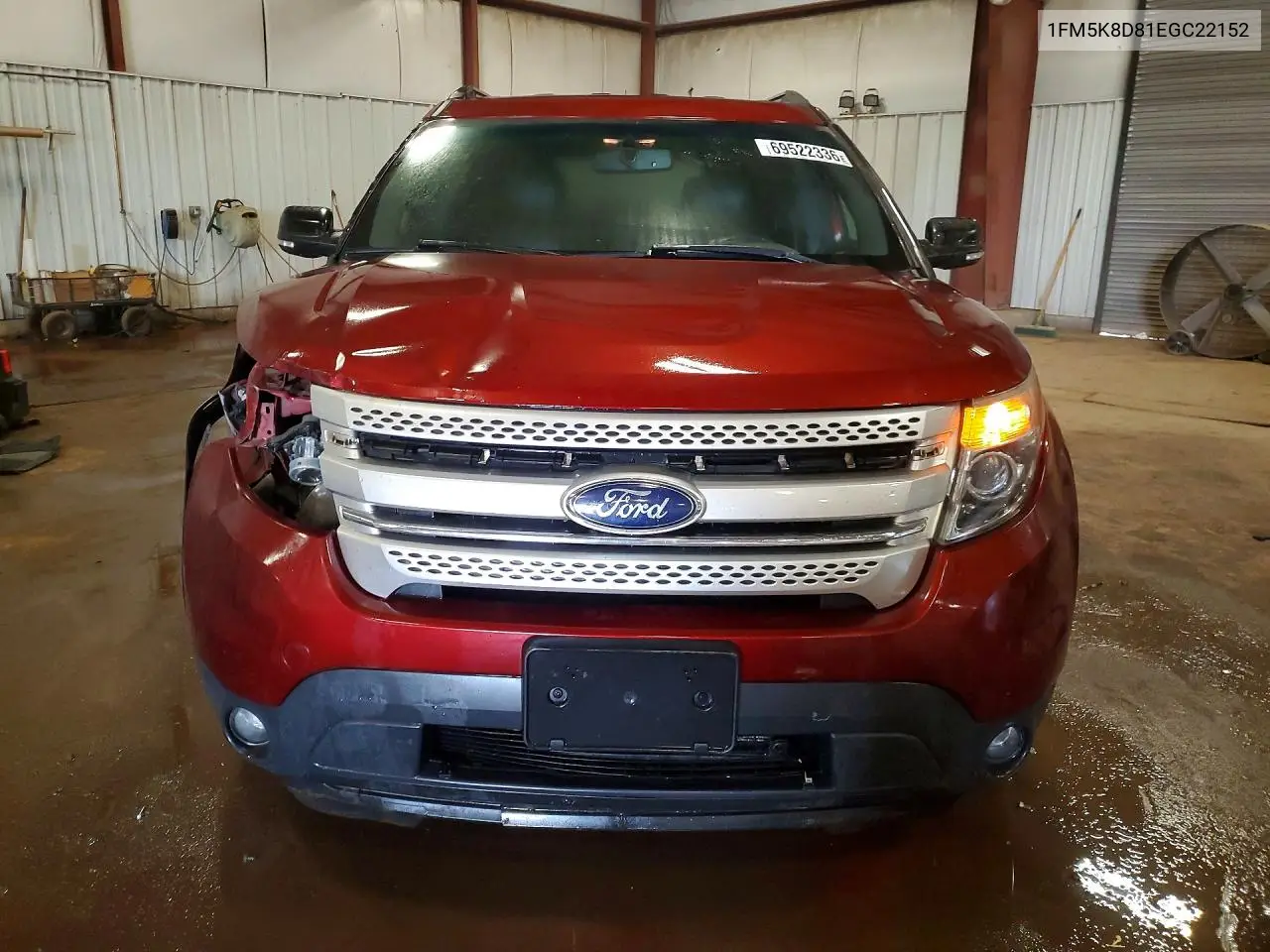 2014 FORD EXPLORER VIN 1FM5K8D81EGC22152 — фото 5