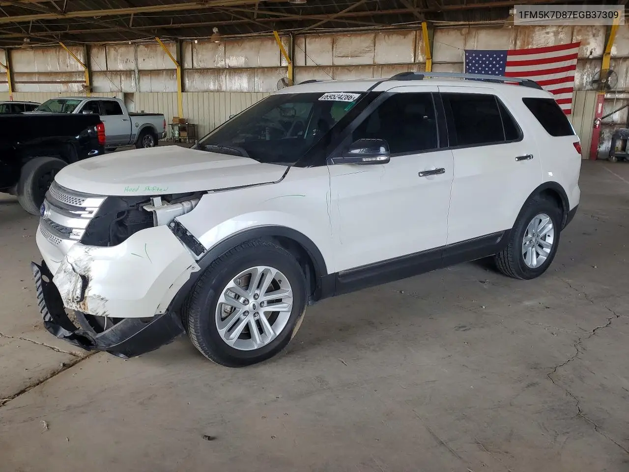 FORD EXPLORER 2014, VIN 1FM5K7D87EGB37309