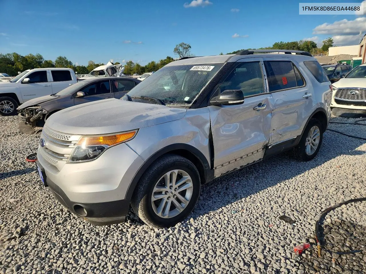 FORD EXPLORER 2014, VIN 1FM5K8D86EGA44688