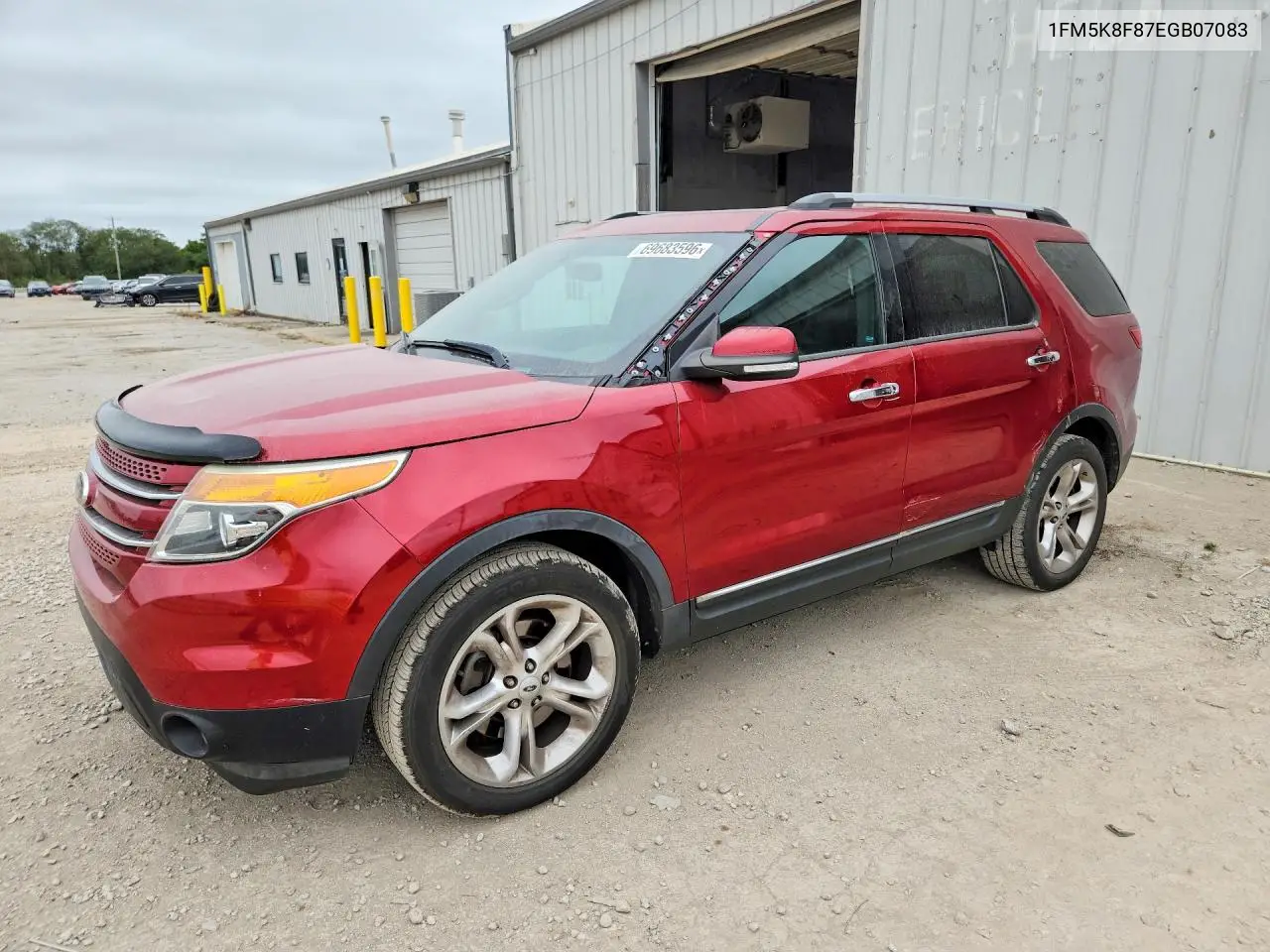 FORD EXPLORER 2014, VIN 1FM5K8F87EGB07083