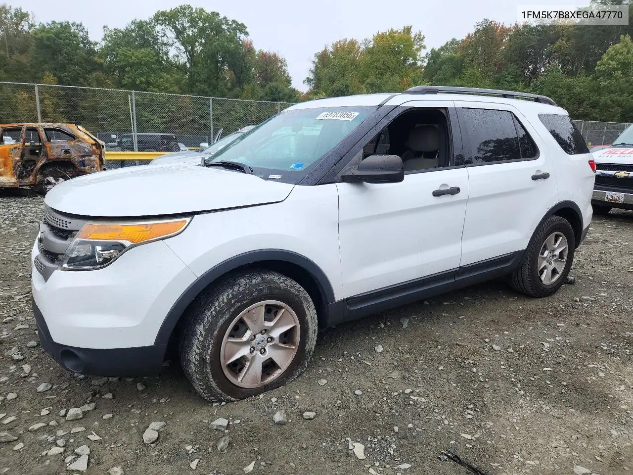 FORD EXPLORER 2014, VIN 1FM5K7B8XEGA47770