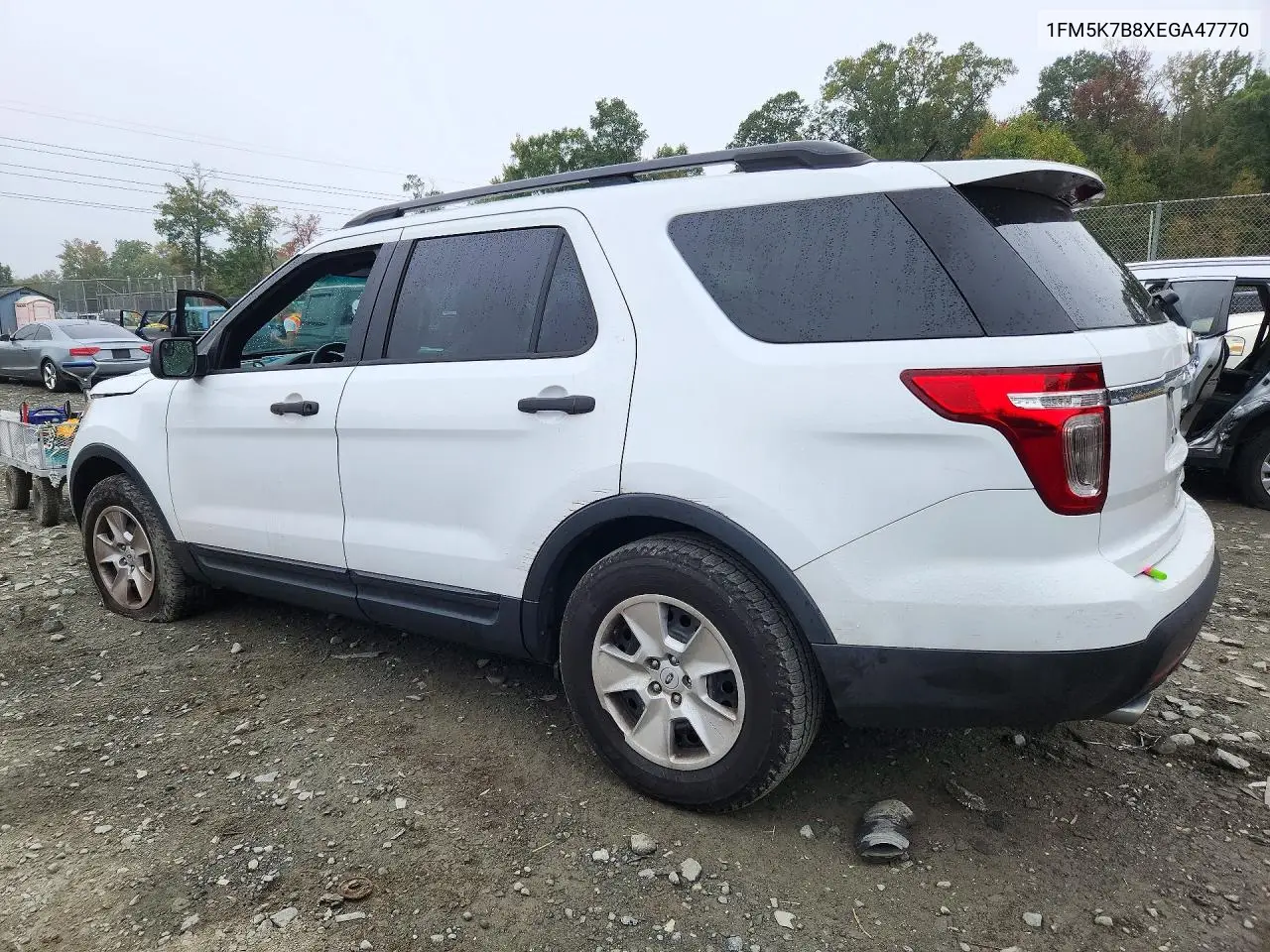 2014 FORD EXPLORER VIN 1FM5K7B8XEGA47770 — фото 2