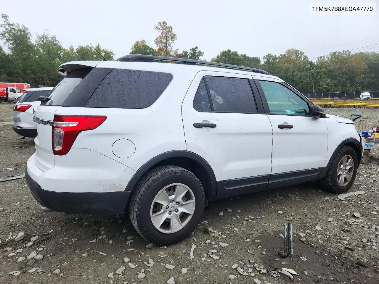 2014 FORD EXPLORER VIN 1FM5K7B8XEGA47770 — фото 3