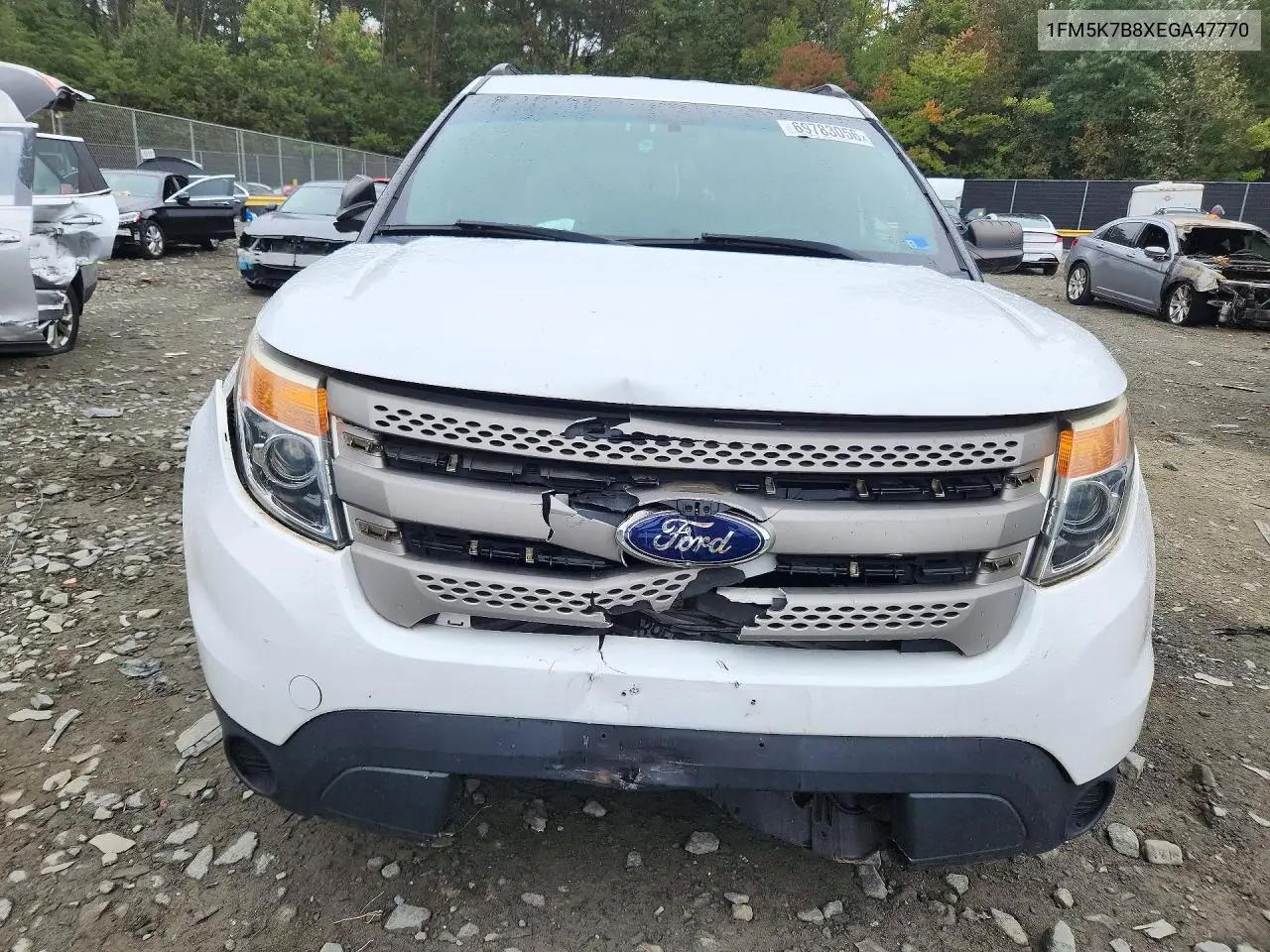 2014 FORD EXPLORER VIN 1FM5K7B8XEGA47770 — фото 5