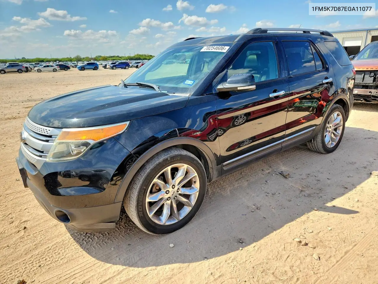 FORD EXPLORER 2014, VIN 1FM5K7D87EGA11077