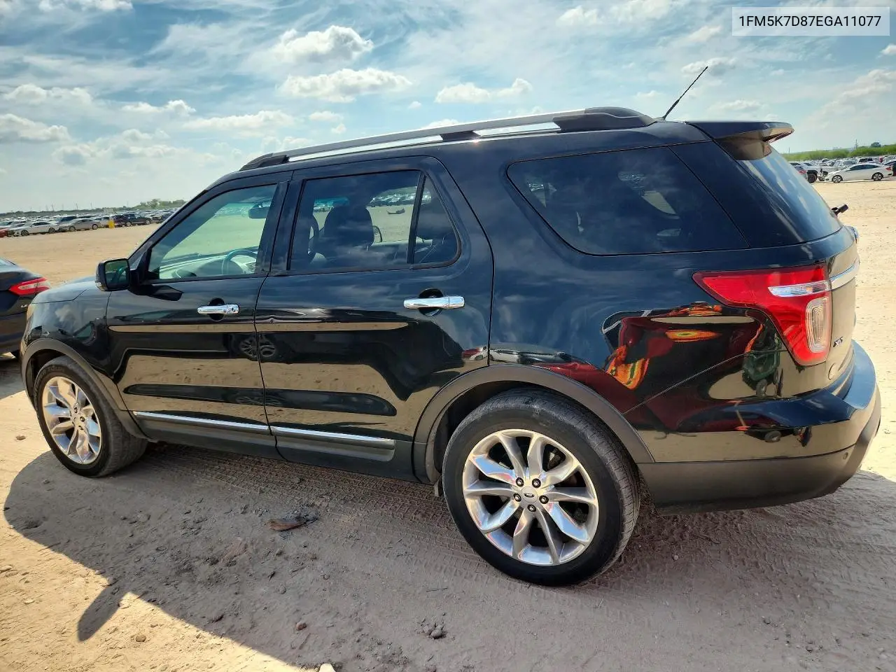 2014 FORD EXPLORER VIN 1FM5K7D87EGA11077 — фото 2