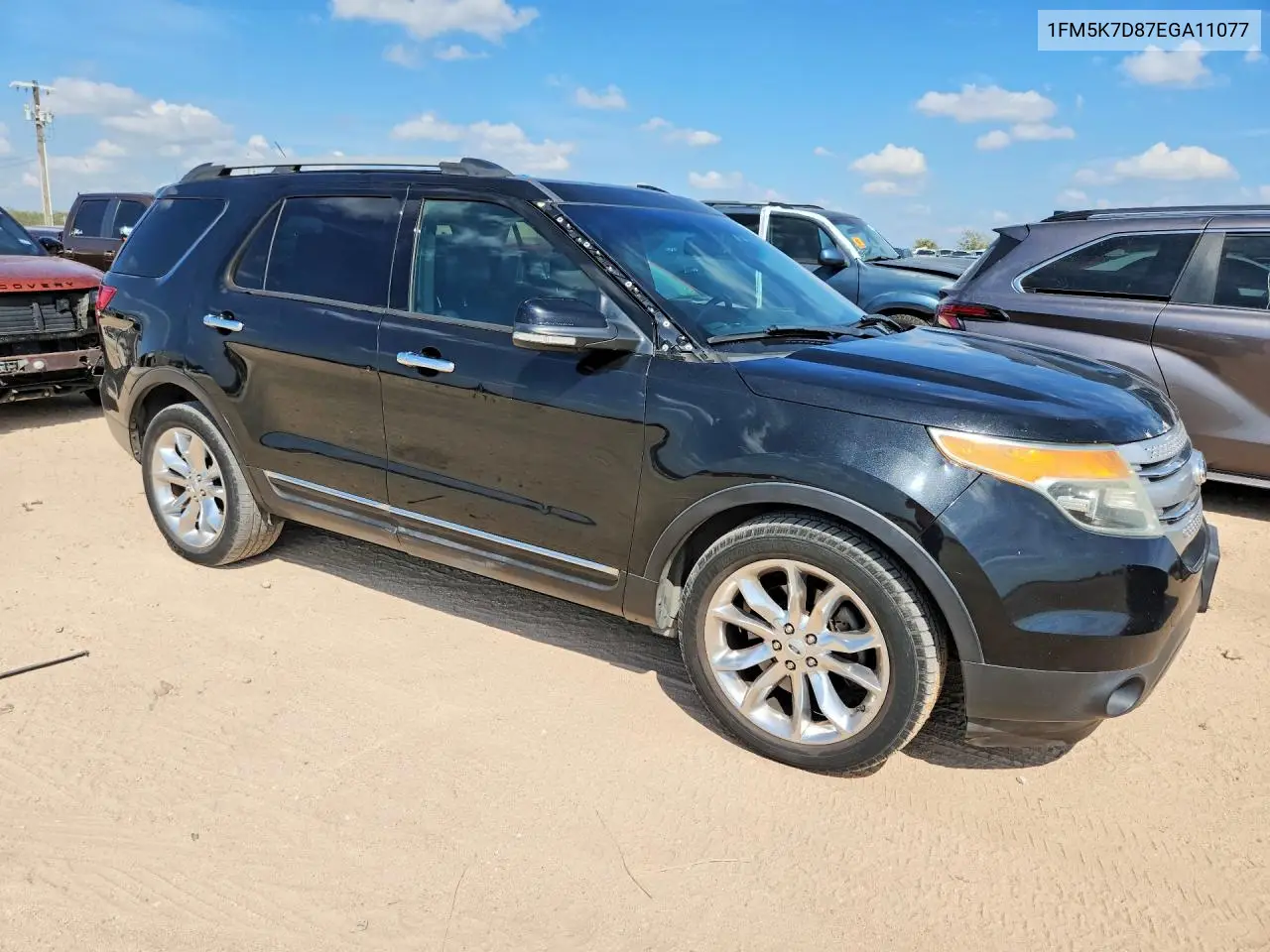 2014 FORD EXPLORER VIN 1FM5K7D87EGA11077 — фото 4