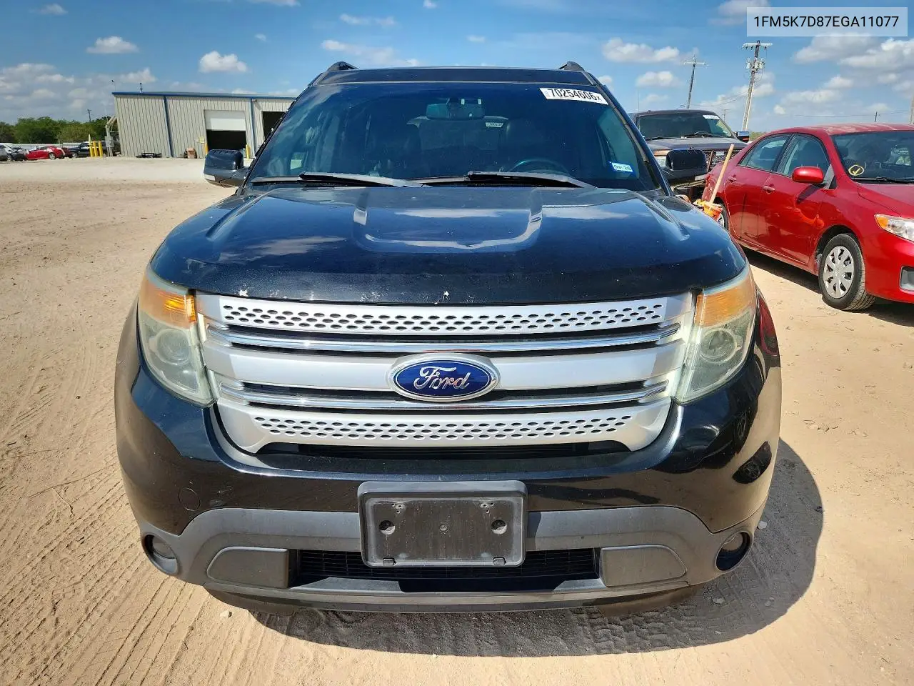 2014 FORD EXPLORER VIN 1FM5K7D87EGA11077 — фото 5