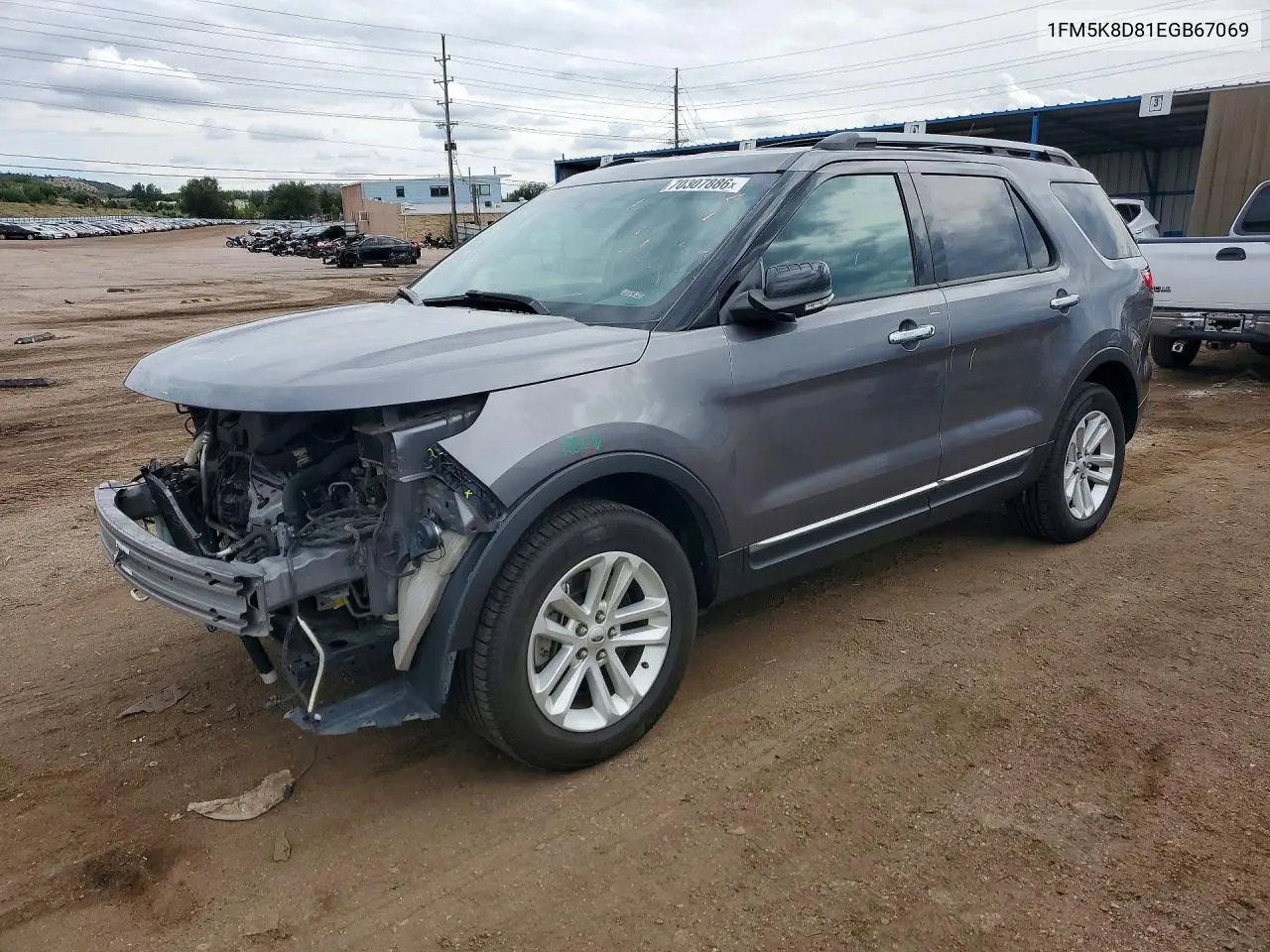 FORD EXPLORER 2014, VIN 1FM5K8D81EGB67069
