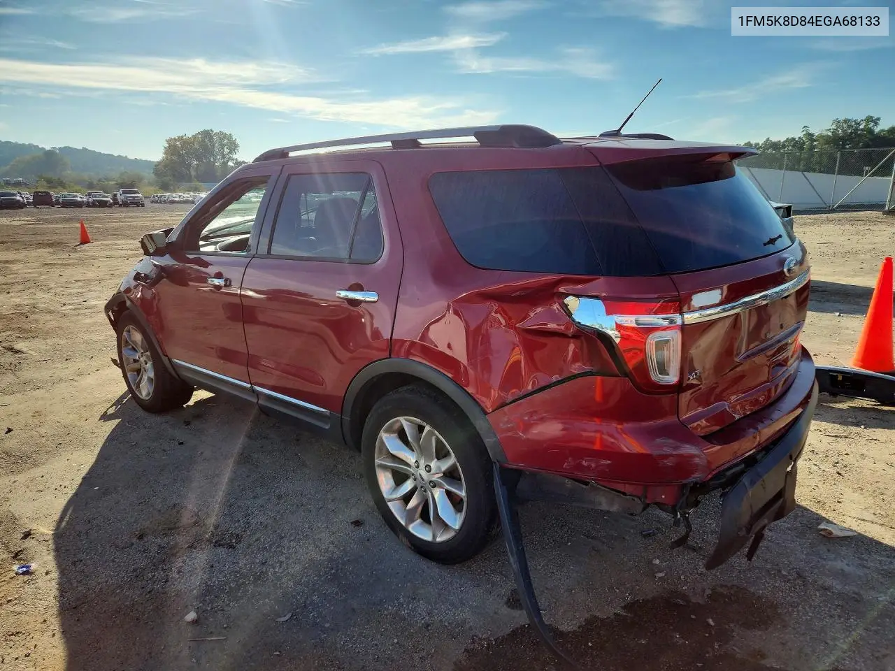 2014 FORD EXPLORER VIN 1FM5K8D84EGA68133 — фото 2