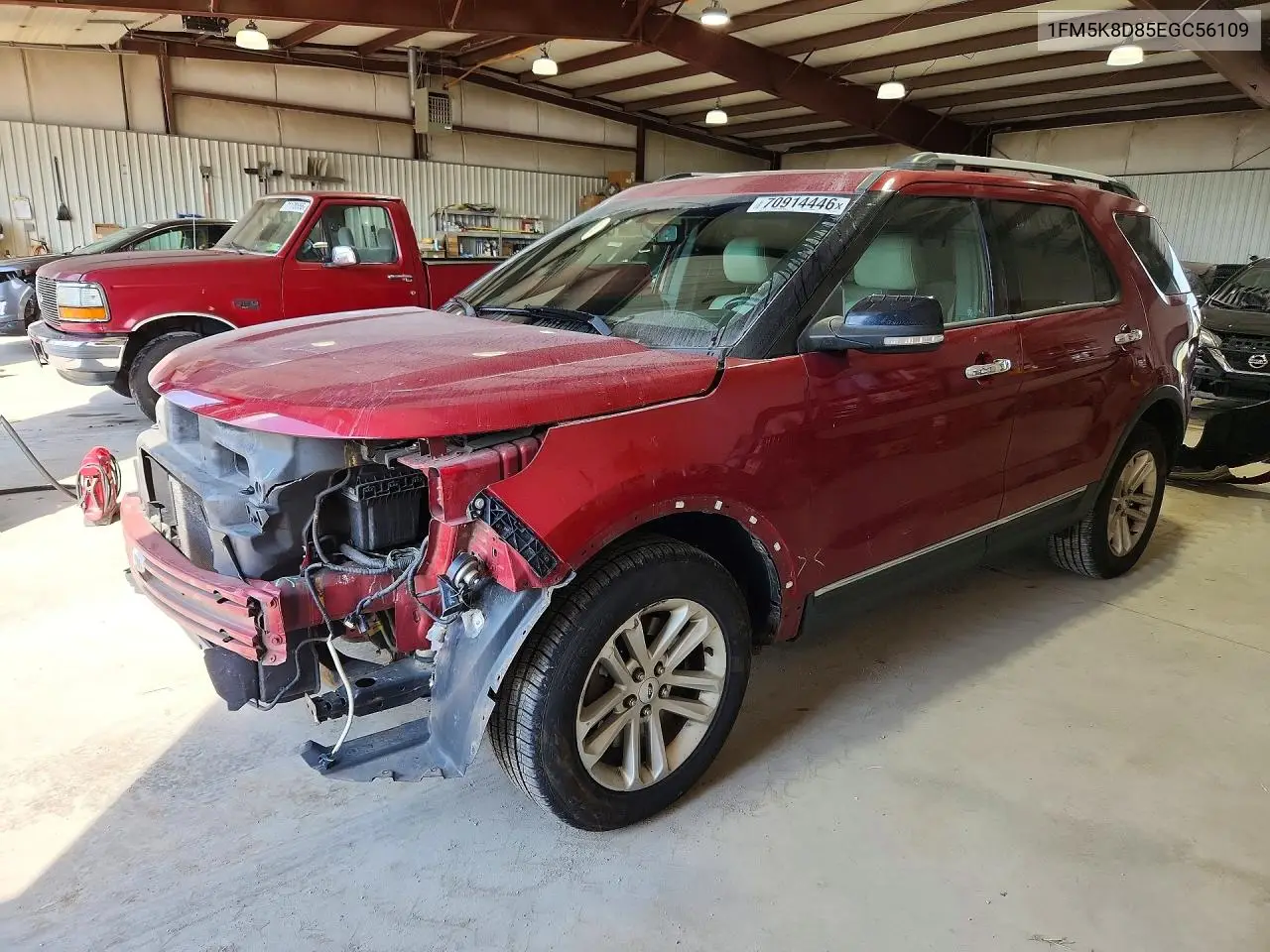 FORD EXPLORER 2014, VIN 1FM5K8D85EGC56109