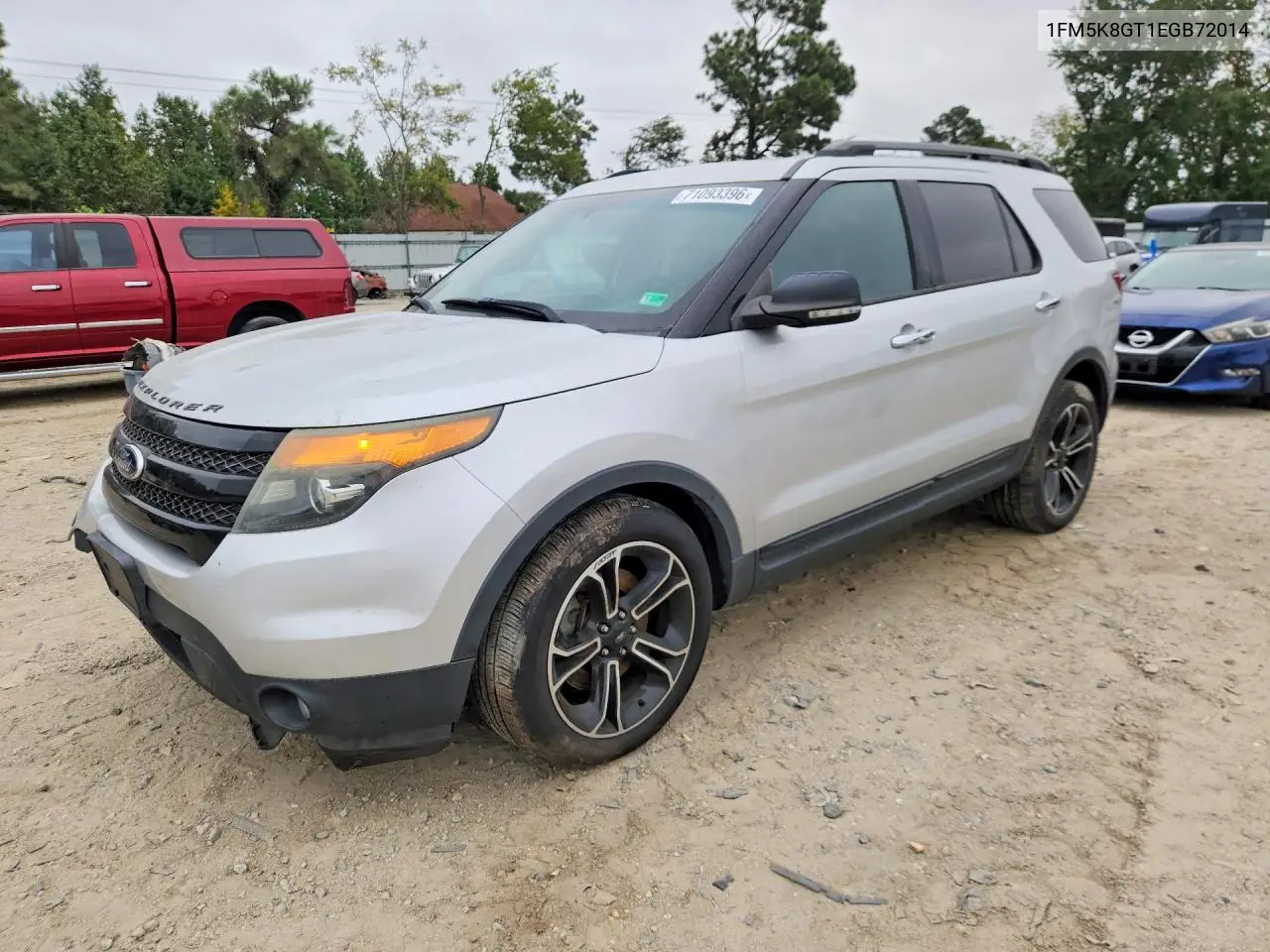 FORD EXPLORER 2014, VIN 1FM5K8GT1EGB72014