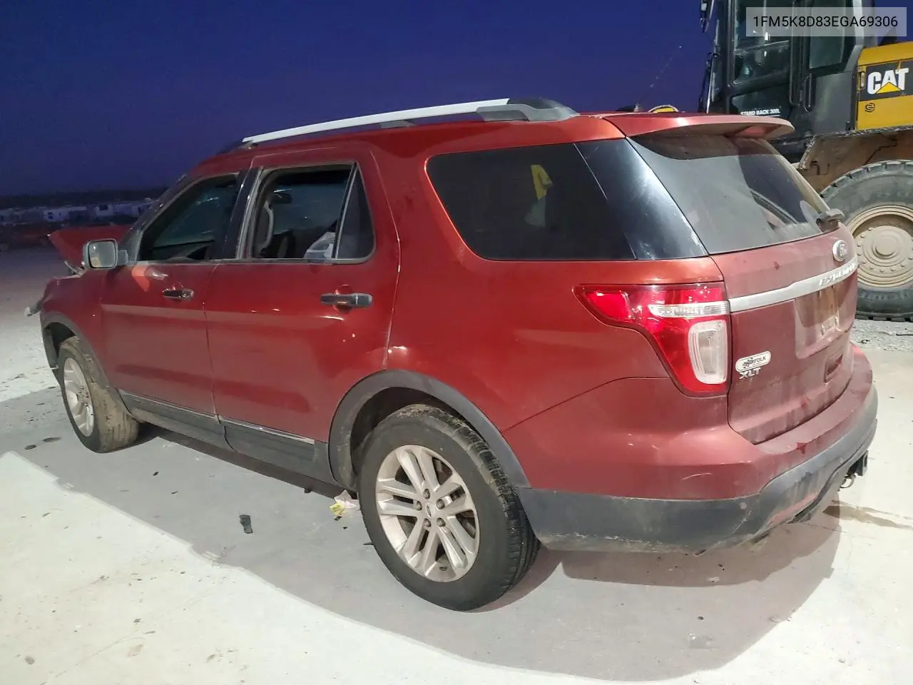 2014 FORD EXPLORER VIN 1FM5K8D83EGA69306 — фото 2